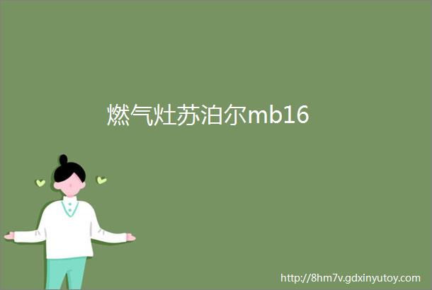 燃气灶苏泊尔mb16